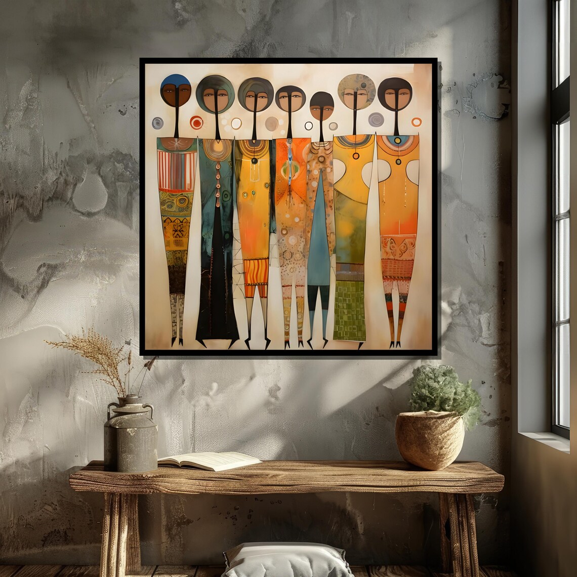 Abstract Figures Art Print, Contemporary Geometric - Image 5