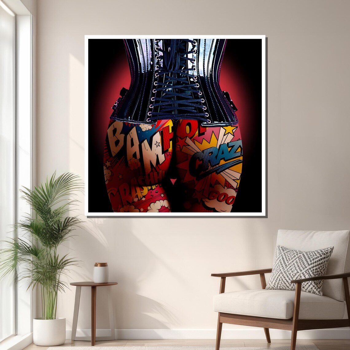 Bold Comic Book Fashion Pop Art, Fashion Lovers - Image 3