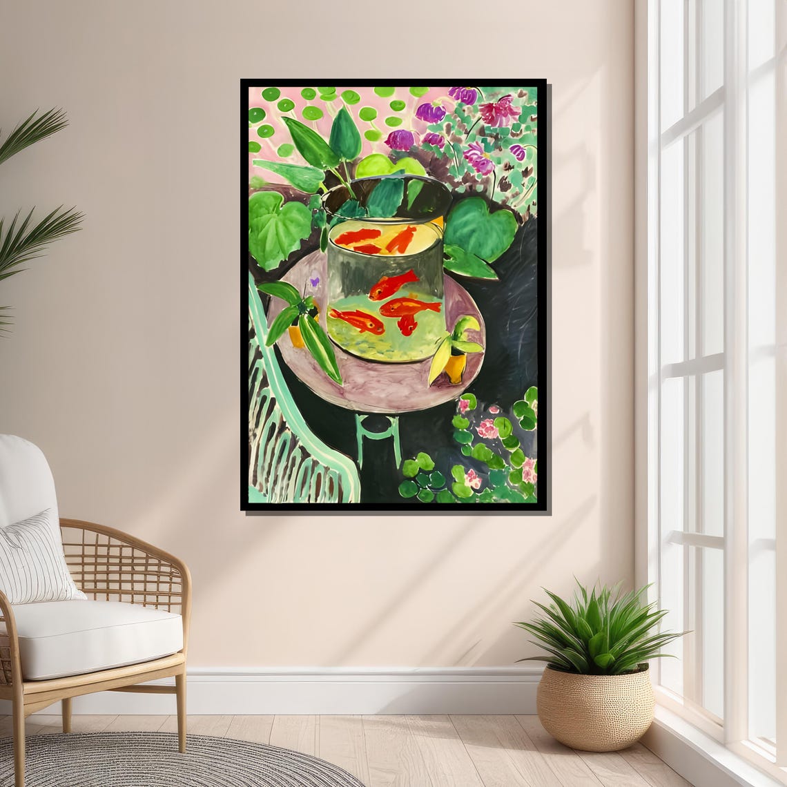 Goldfish Henri - Traditional Travel Poster - Image 4