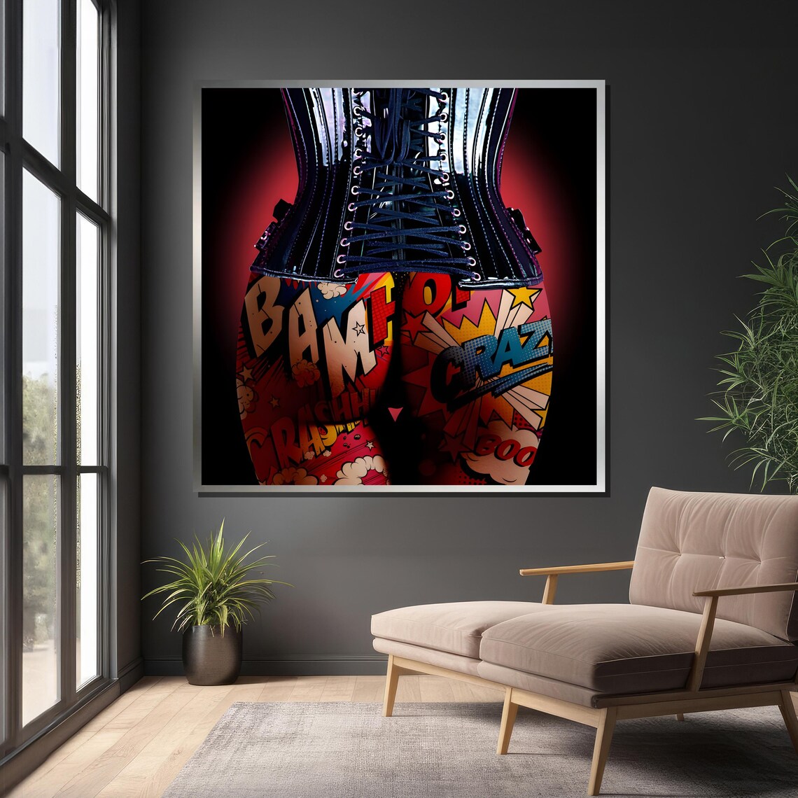 Bold Comic Book Fashion Pop Art, Fashion Lovers - Image 4
