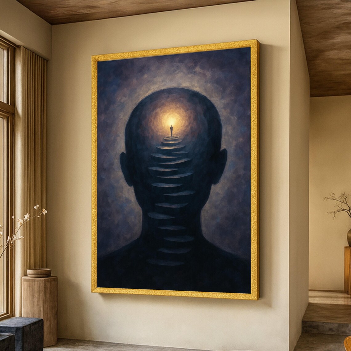 Surreal Mind Journey, Abstract Inspirational Art Print