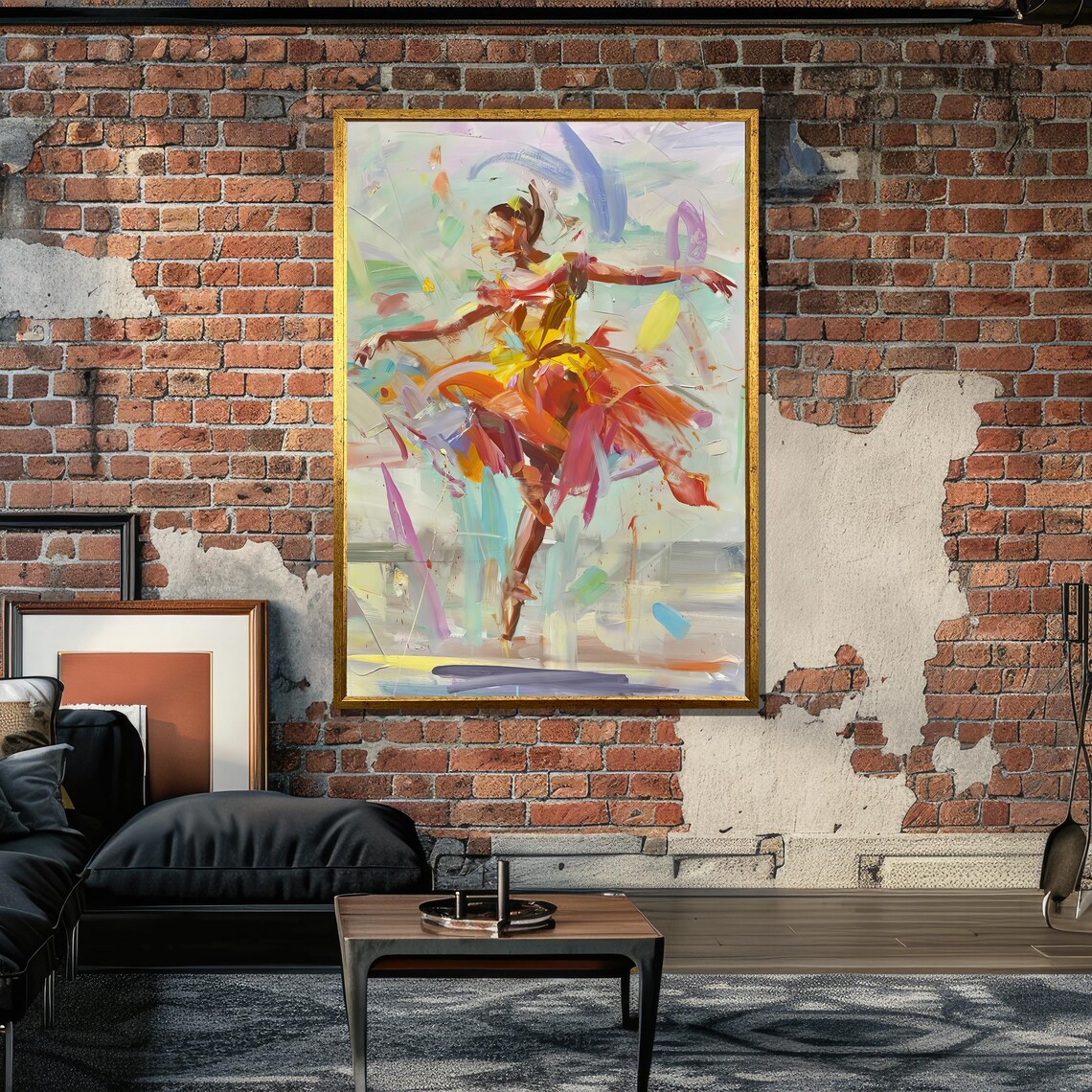 Abstract Dancer, Vibrant Modern Art Print - Image 5