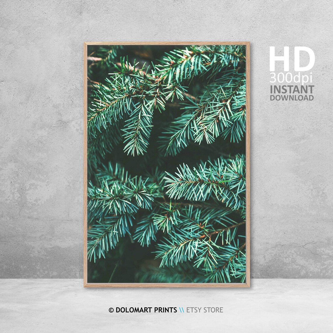 Pine Tree Forest Art Print, Mountain Landscape - Image 4