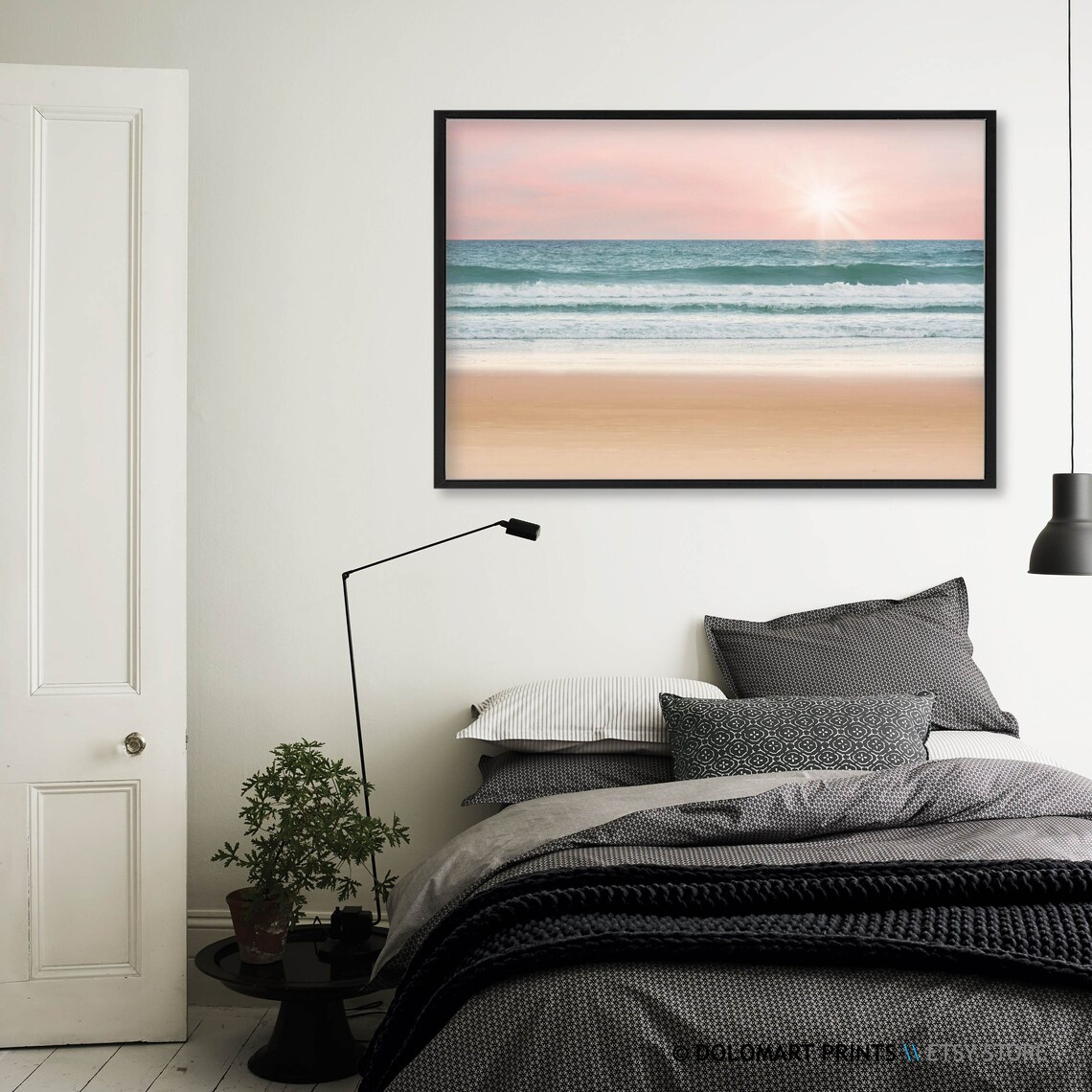 Ocean Sea Foam Waves Minimalist Art Print - Image 3