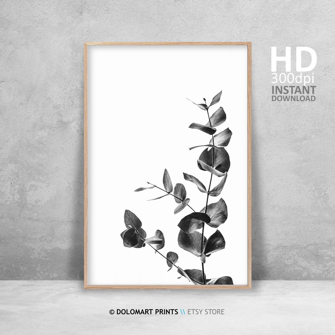 Australian Eucalyptus Leaf Print, Botanical Wall Art - Image 4