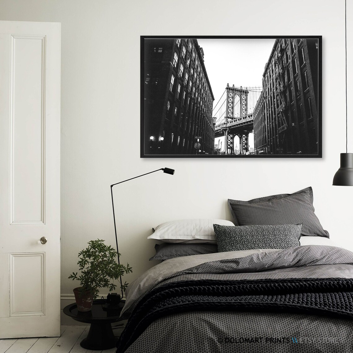 New York Brooklyn Contemporary Architecture Art Print - Image 3