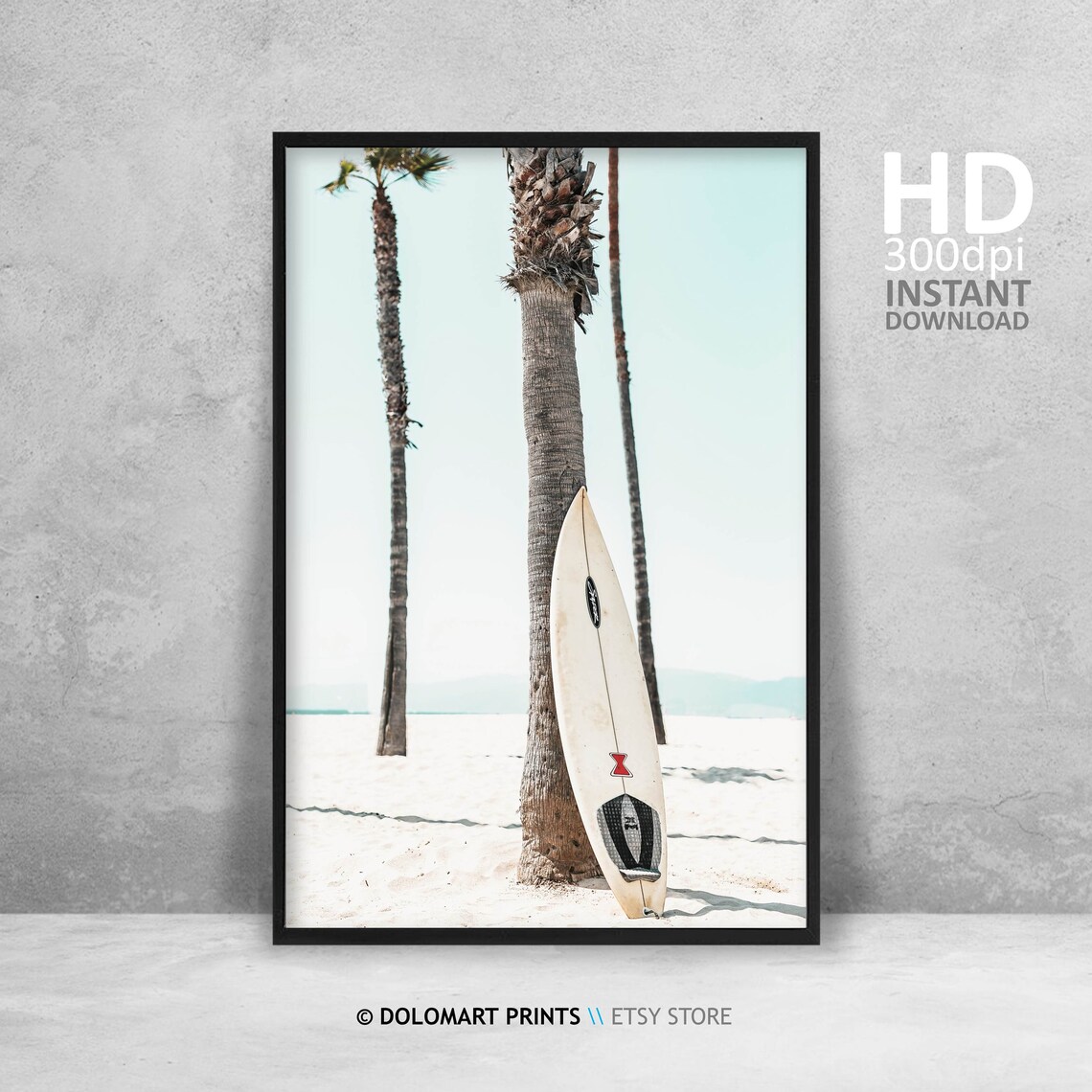 Beach Surfer Print, Tropical Surf Photography Art - Image 4