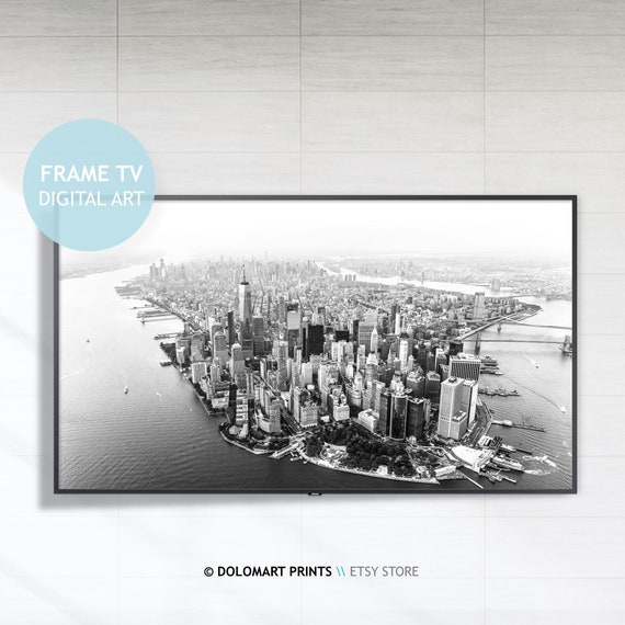 New York City Downtown Manhattan Skyline Art Print