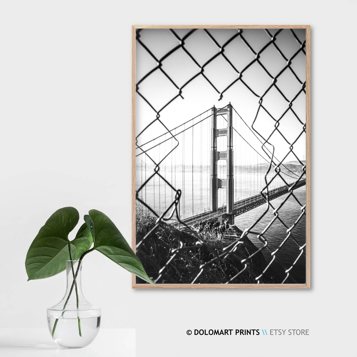 Golden Gate Bridge San Francisco Architecture Art Print - Image 2