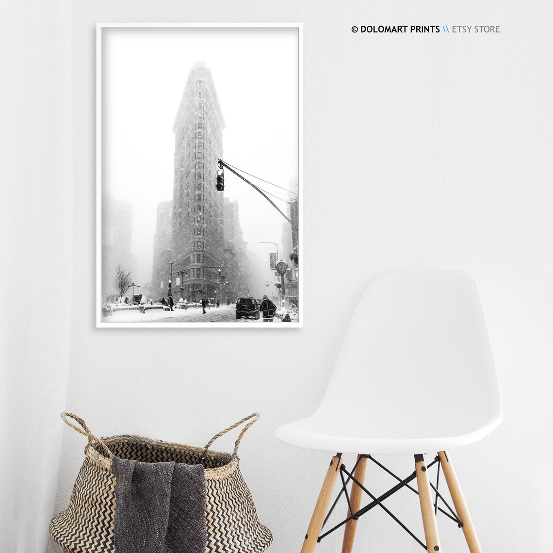 Flat Iron Building, New York Travel Poster - Image 3