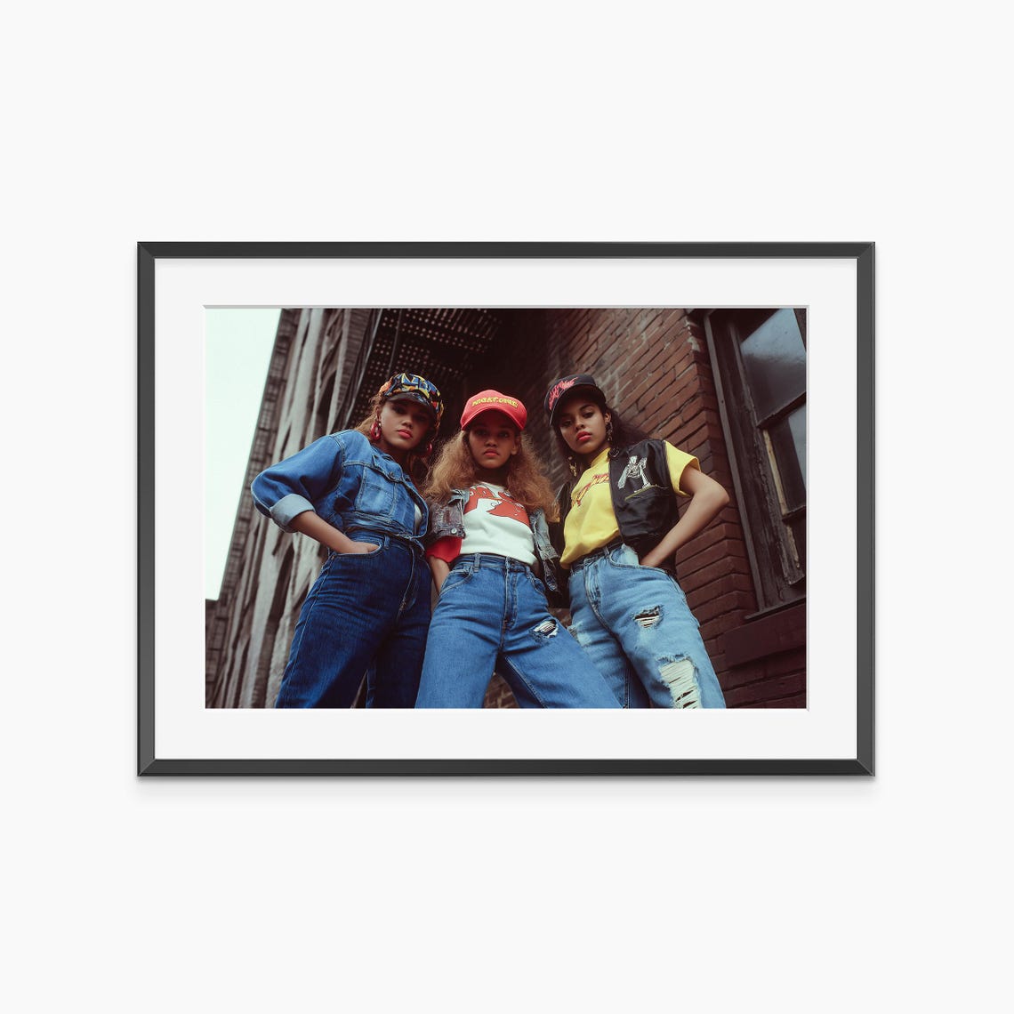 Vintage Poster Photography Prints Street Art Hip Hop Style Retro Girls In The Hood Museum Quality