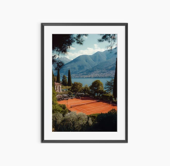 Tennis Court Photography Prints Wall Art Fine Print Room Decor Museum Quality Poster