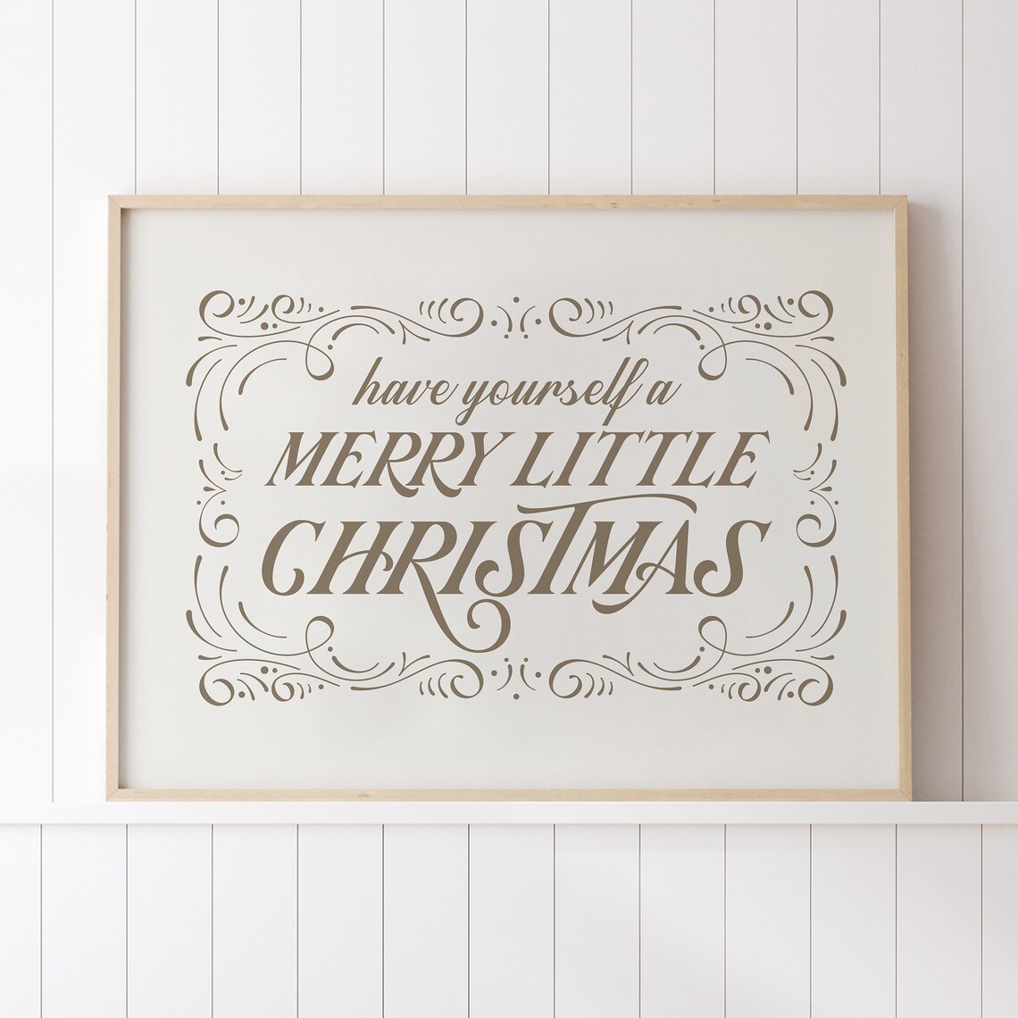 Have Yourself a Merry Little Christmas, Vintage Poster - Image 3