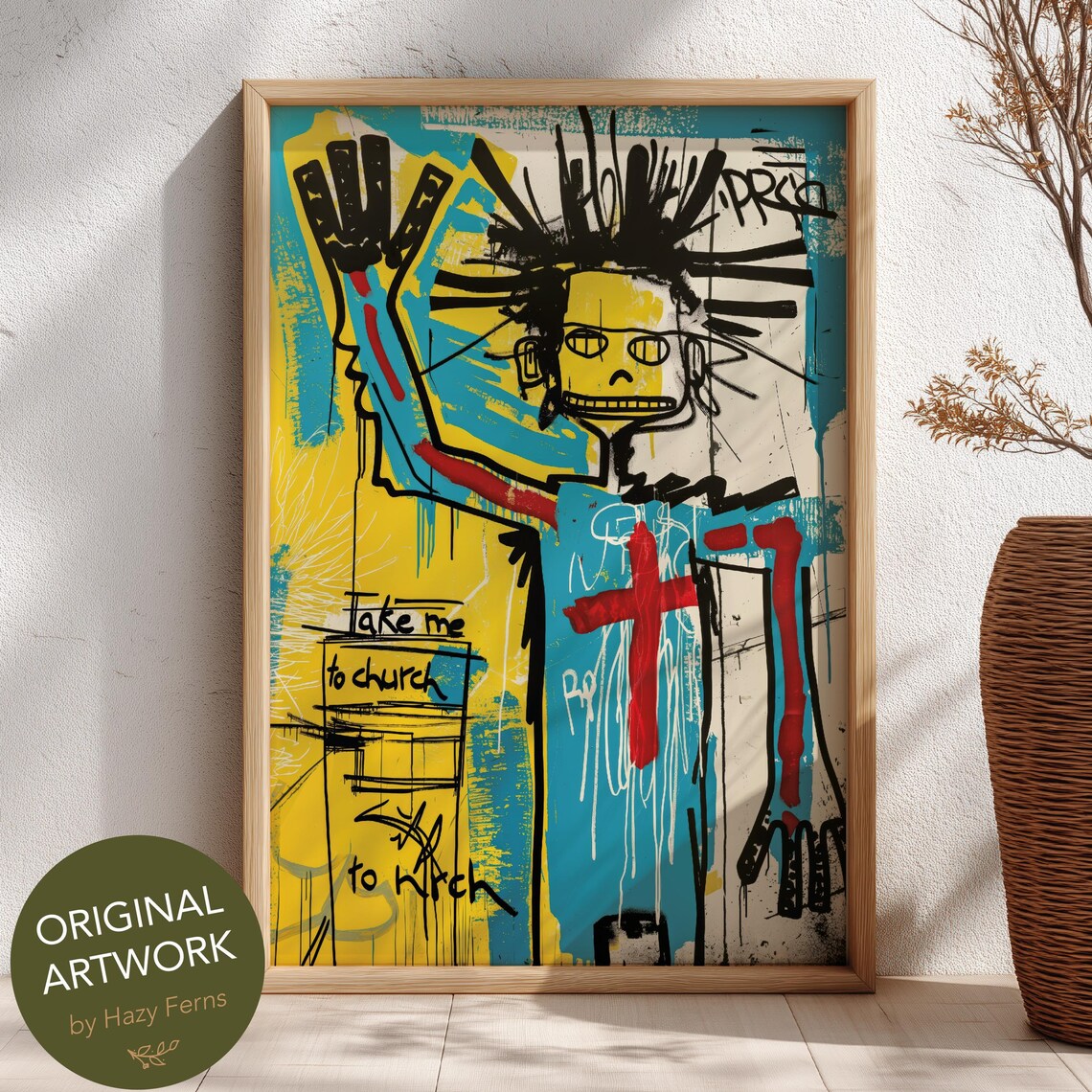 Take Me To Church Urban Graffiti, Wall Art Print