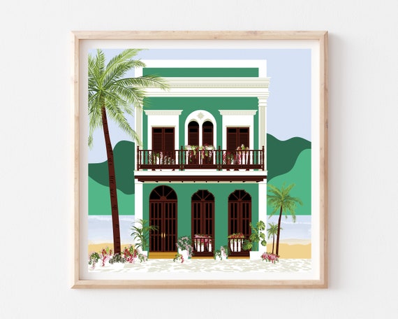 Puerto Rico Art Print, Boricua Latin Art