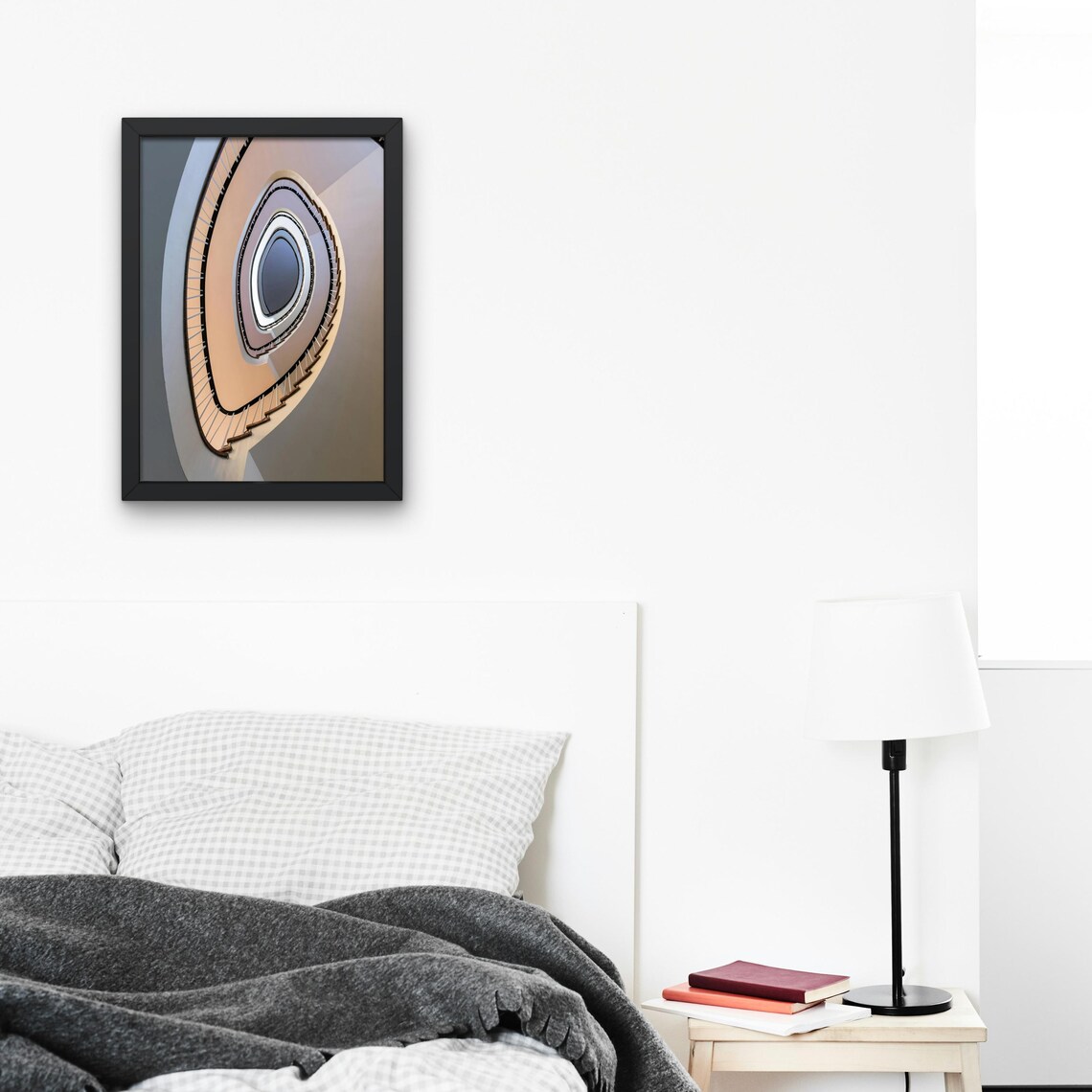 Abstract Spiral Staircase, Modern Minimalist Architecture - Image 2