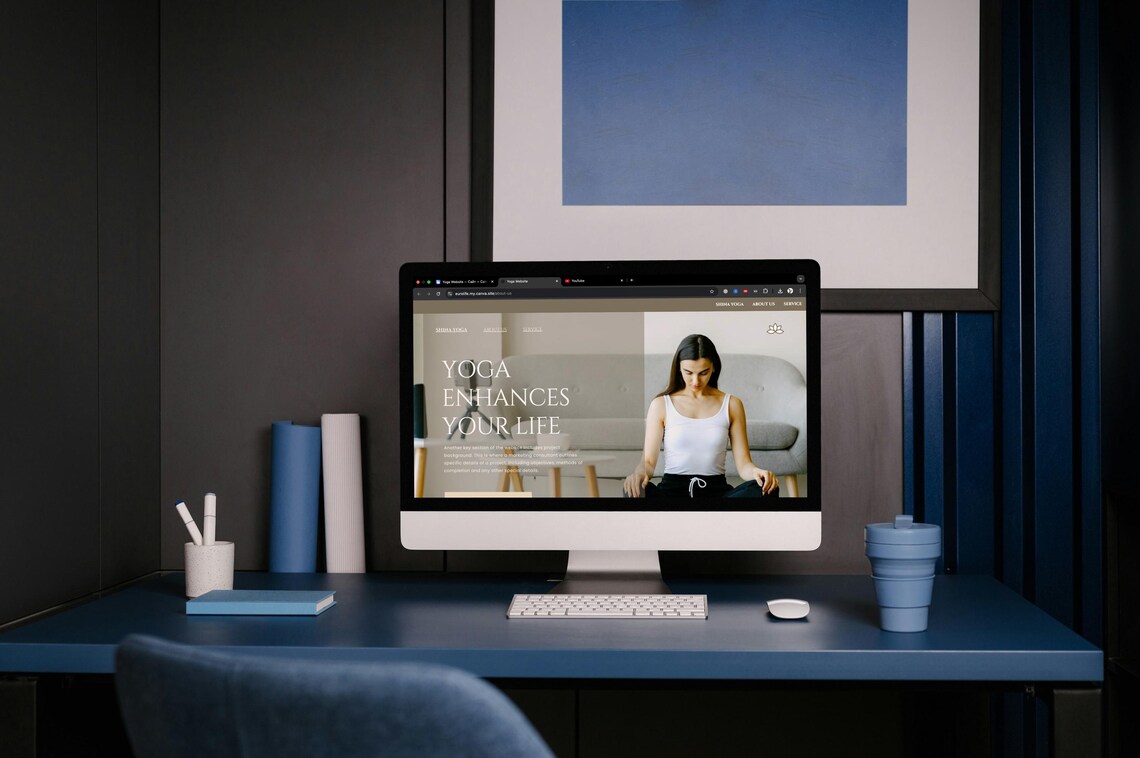 Yoga Studio Web Template, Clean Calm Design - Image 5