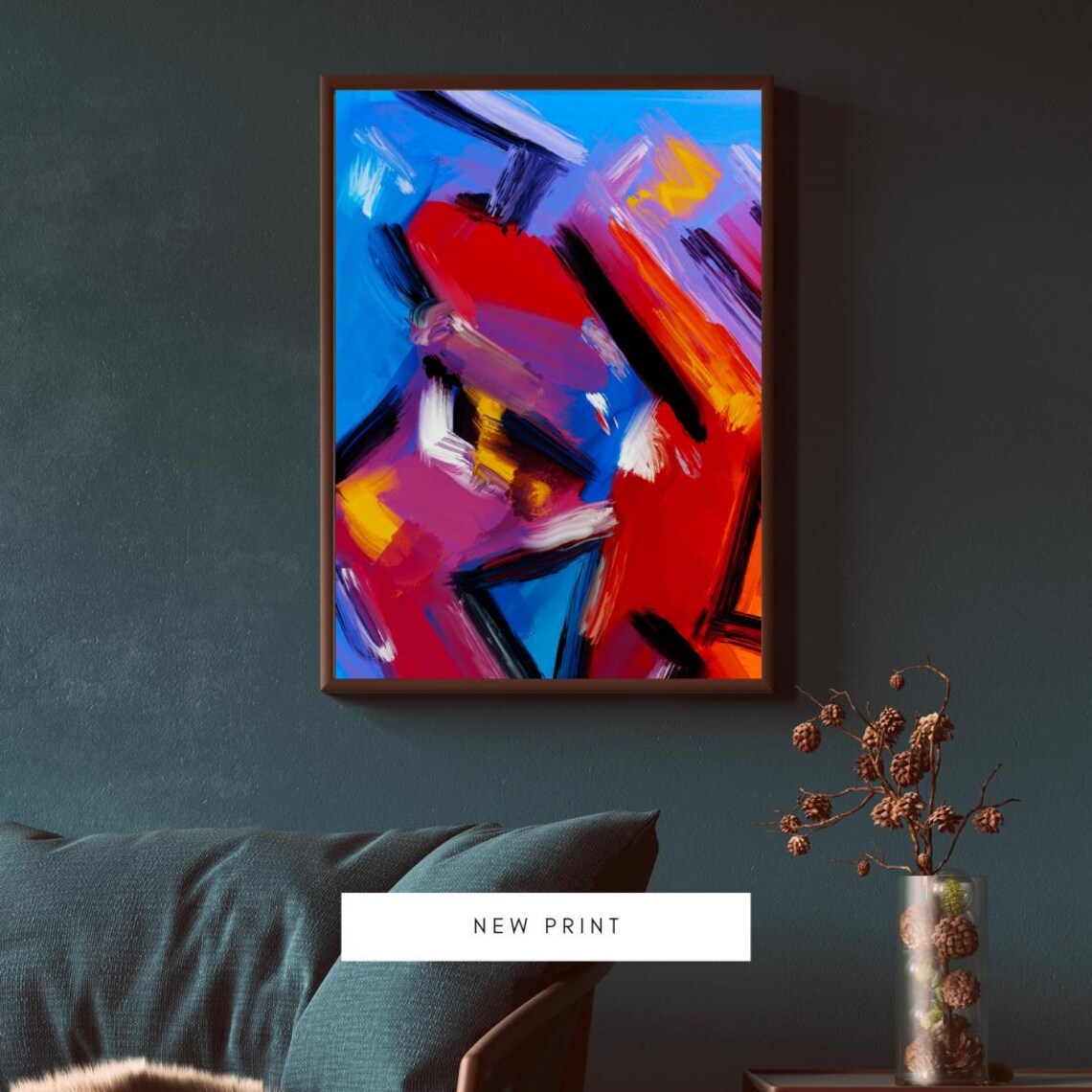 Vibrant Colors Wall Art Print, Home Decor - Image 6