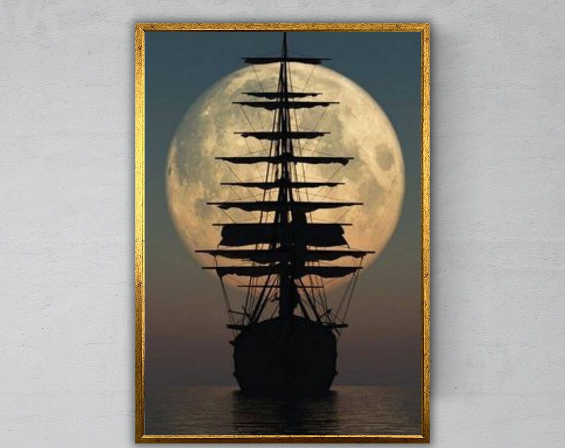 Ship Nautical Decor Maritime Art Print