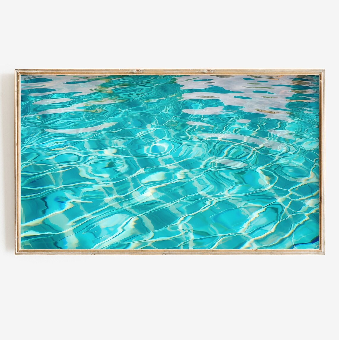 Summer Abstract Water Instant Pool Art Print