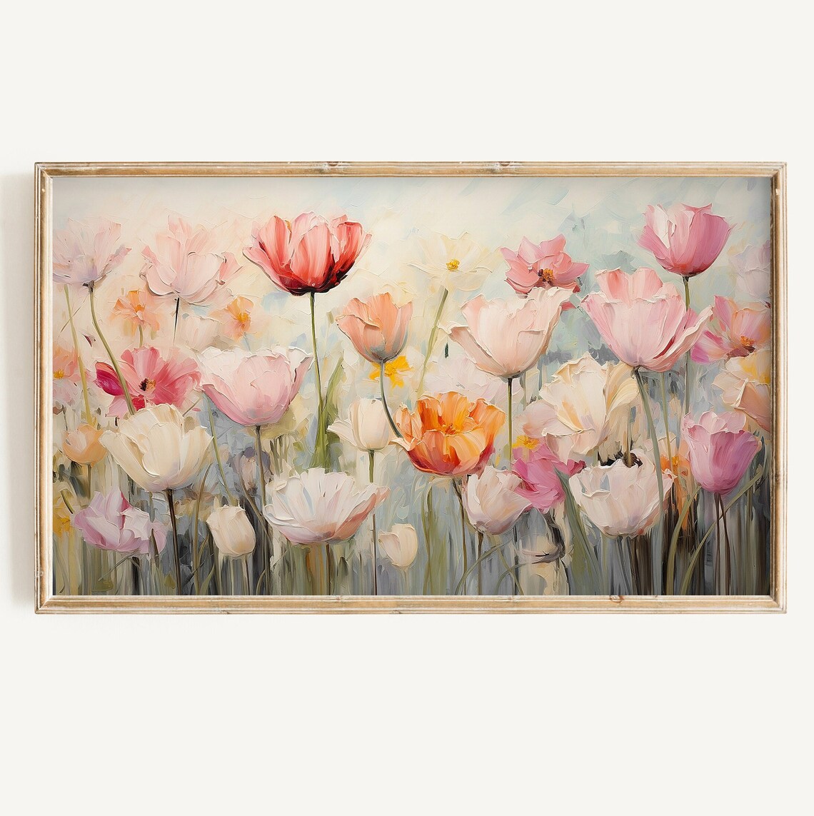 Spring Tulip Easter Art Print, Floral Seasonal Decor