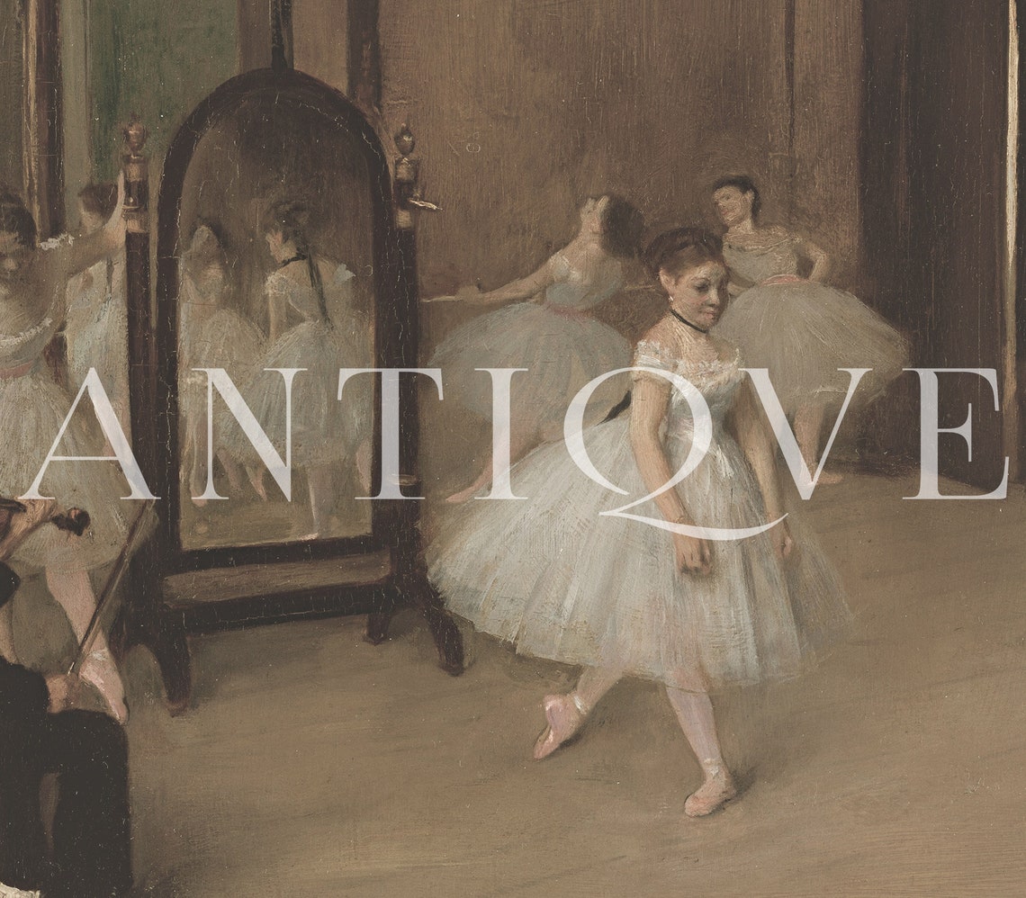Edgar Degas Ballet Dancers Rehearsal Impressionist Painting Poster - Image 4