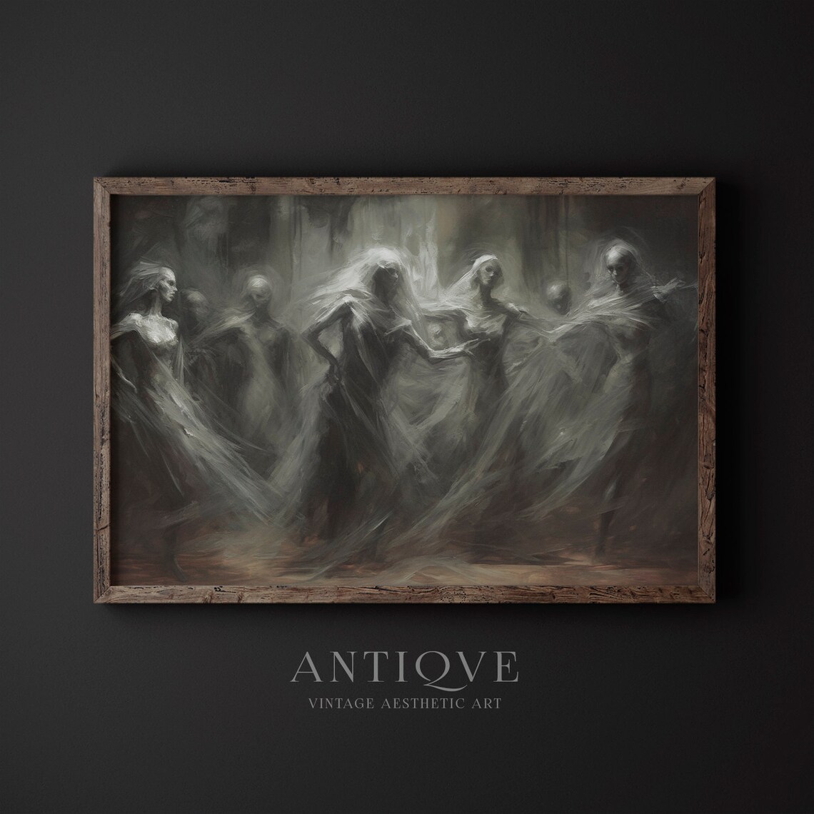 Ghost Ball Dance Of The Dead Halloween Art Print - Image 2