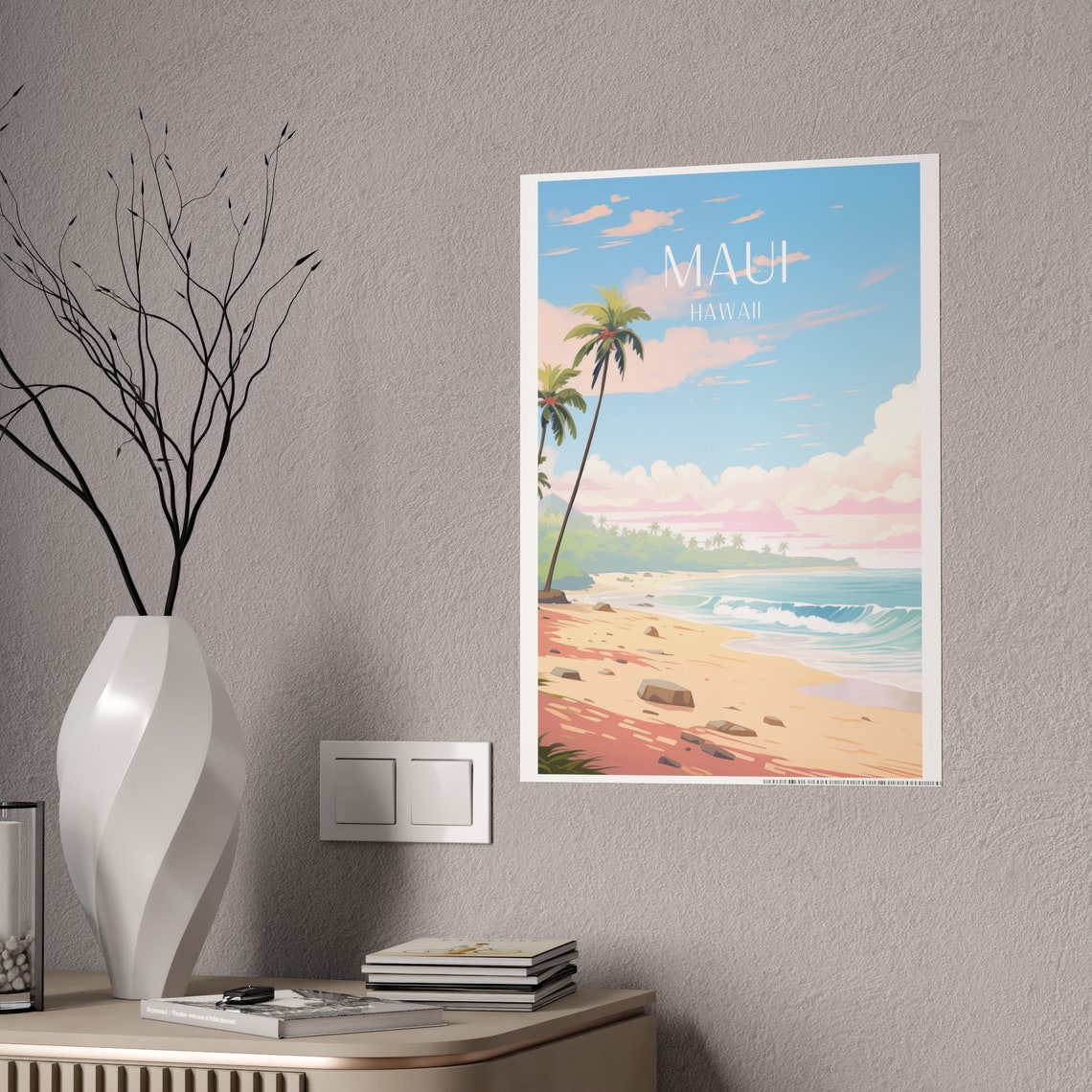 Maui Beach Poster, Hawaii Wedding Gift - Image 2