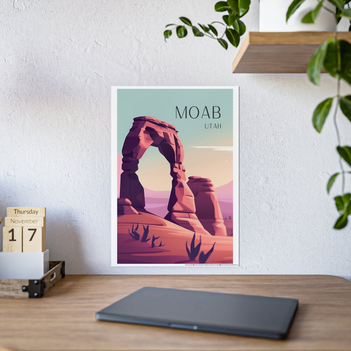 Delicate Arch Travel Poster, Utah Nature Print - Image 6