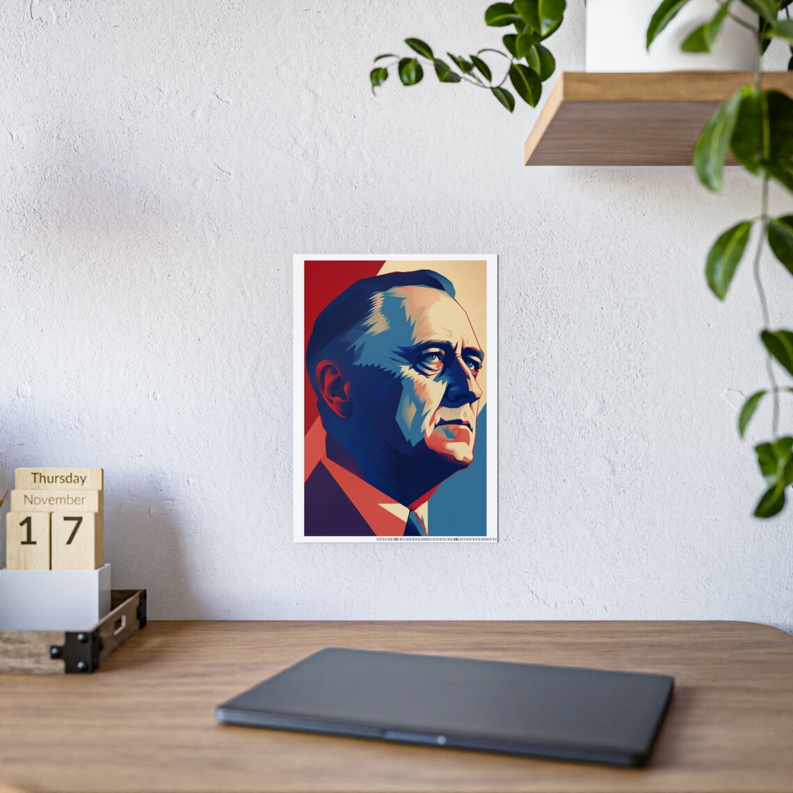 Franklin Roosevelt Campaign Poster, Gift Print - Image 3