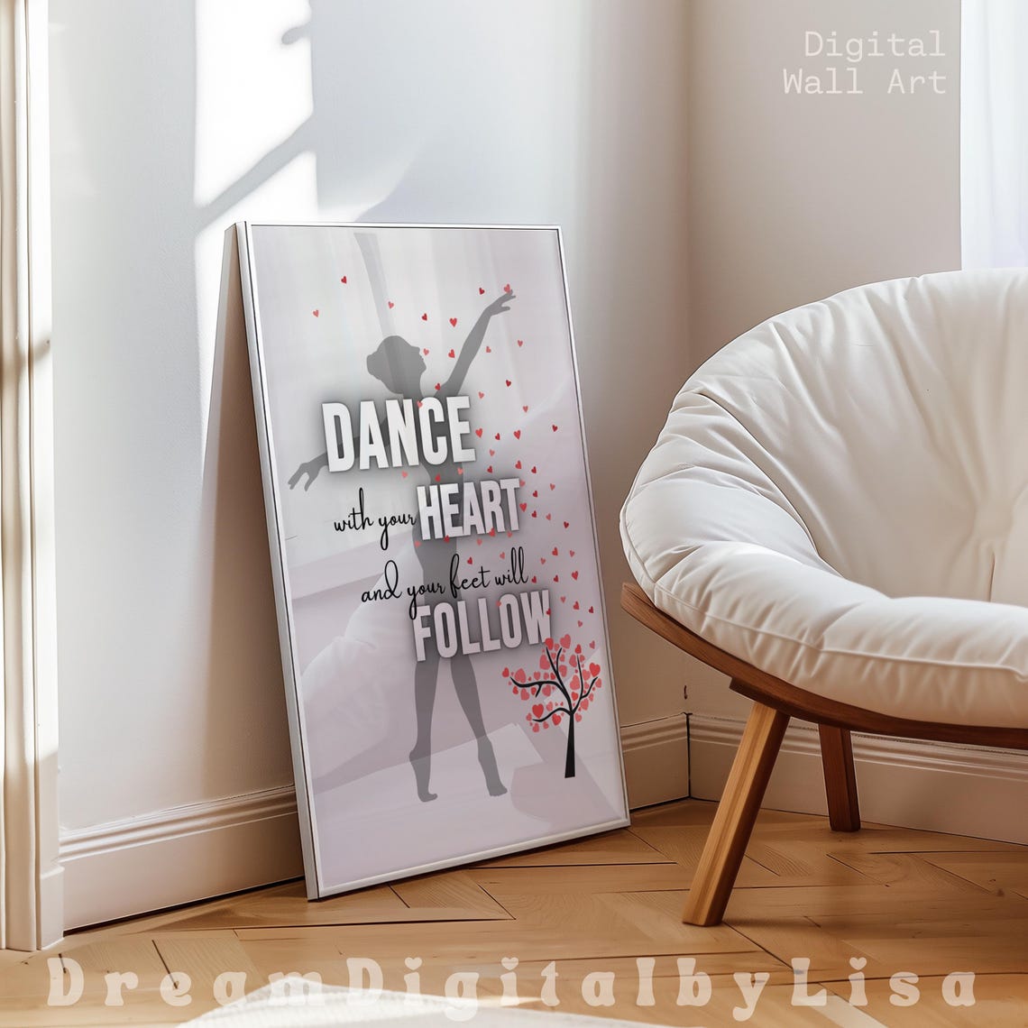 Dancer Art Print, Dance With Your Heart - Image 2