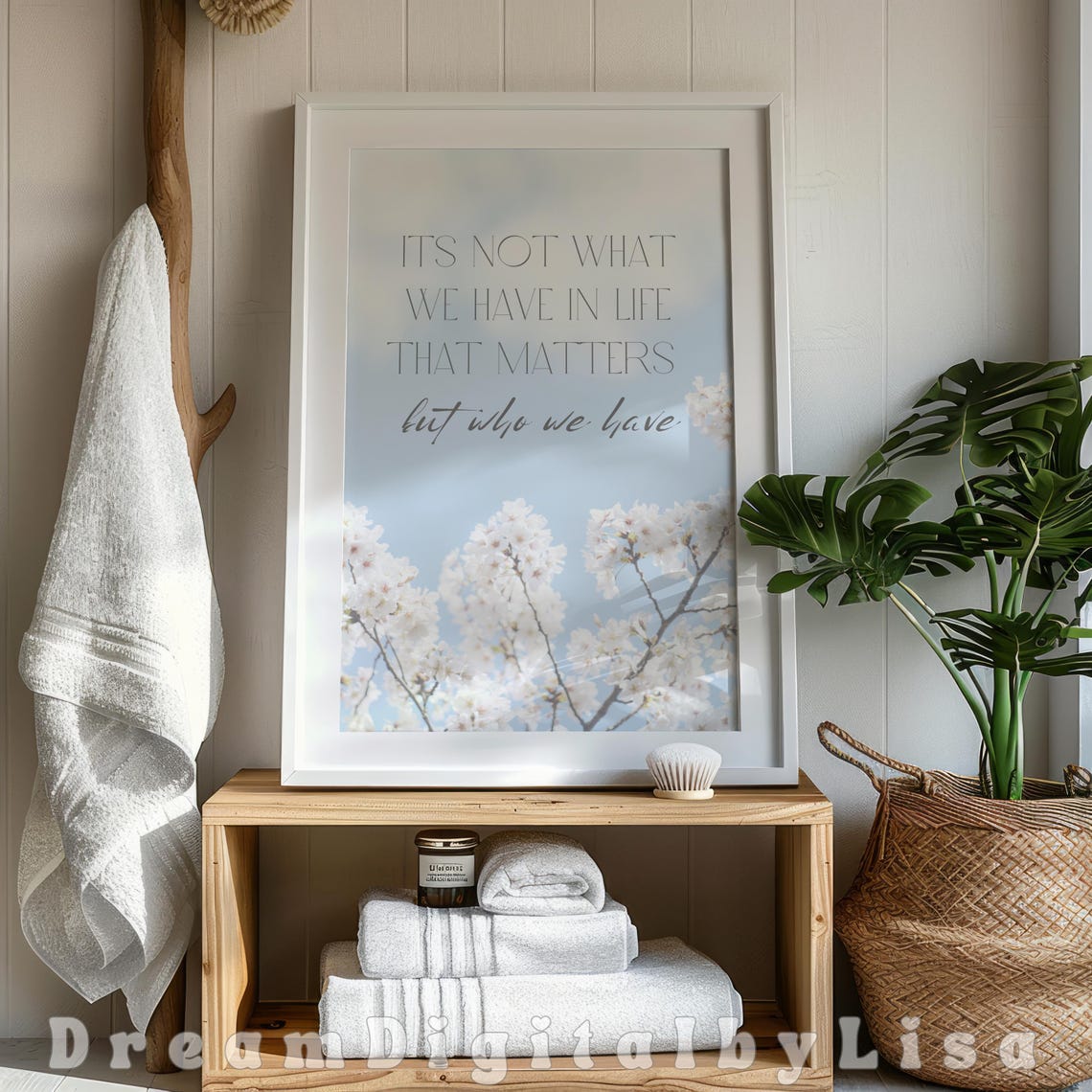 Family Quote Print Life Quote Print Family Love Quote Motivational Quotes Poster Flower Blossom Inspirational Instant - Image 2