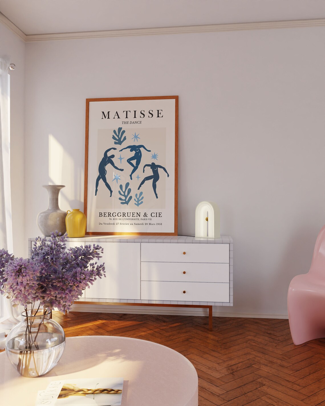 Henri Matisse The Dance Blue Modern Art Print - Image 3