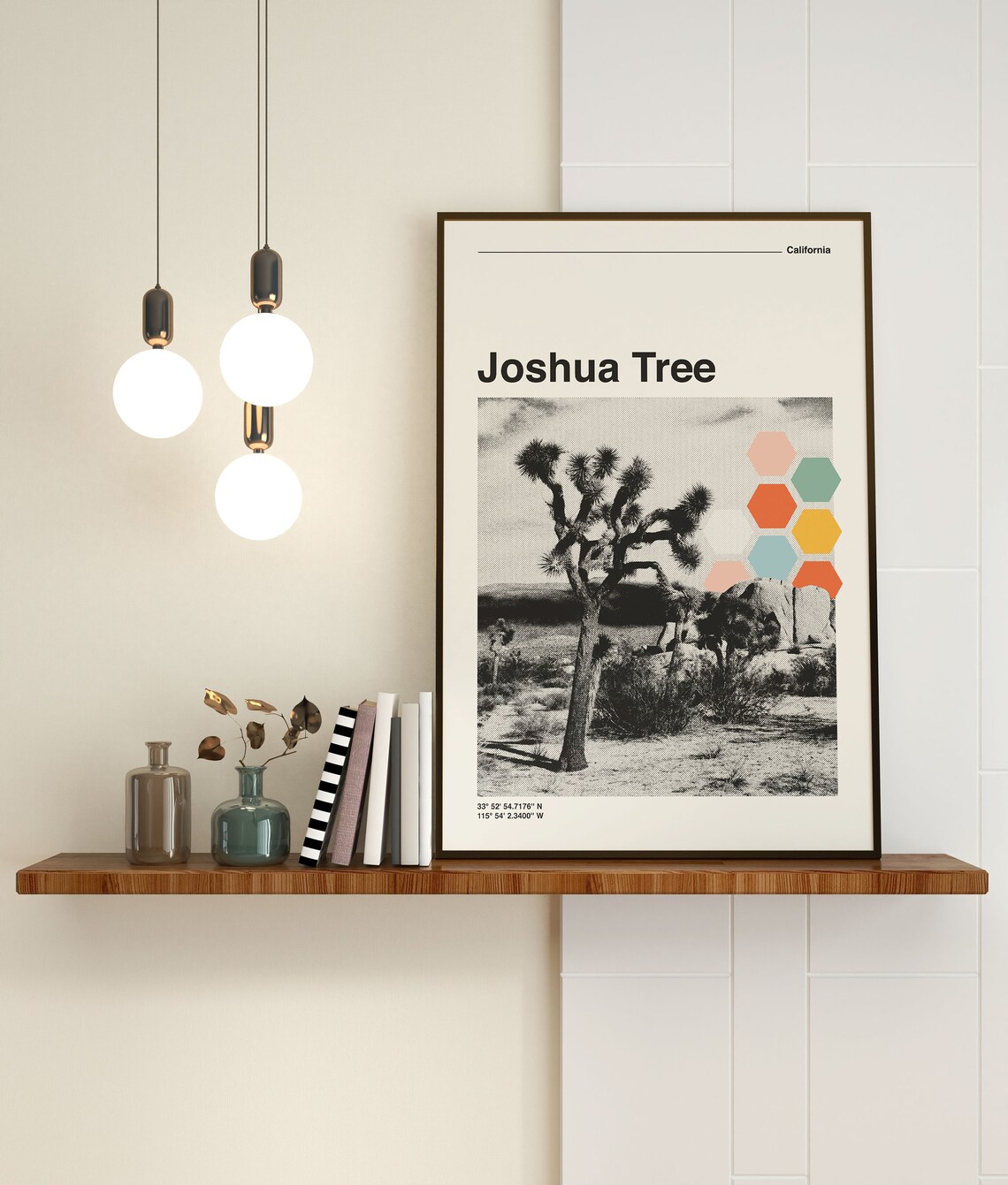 Joshua Tree National Park Retro Minimalist Travel Poster - Image 3