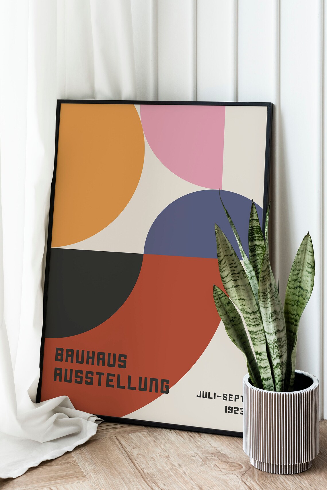 Bauhaus 1923 Mid Century Modern Poster Print - Image 2