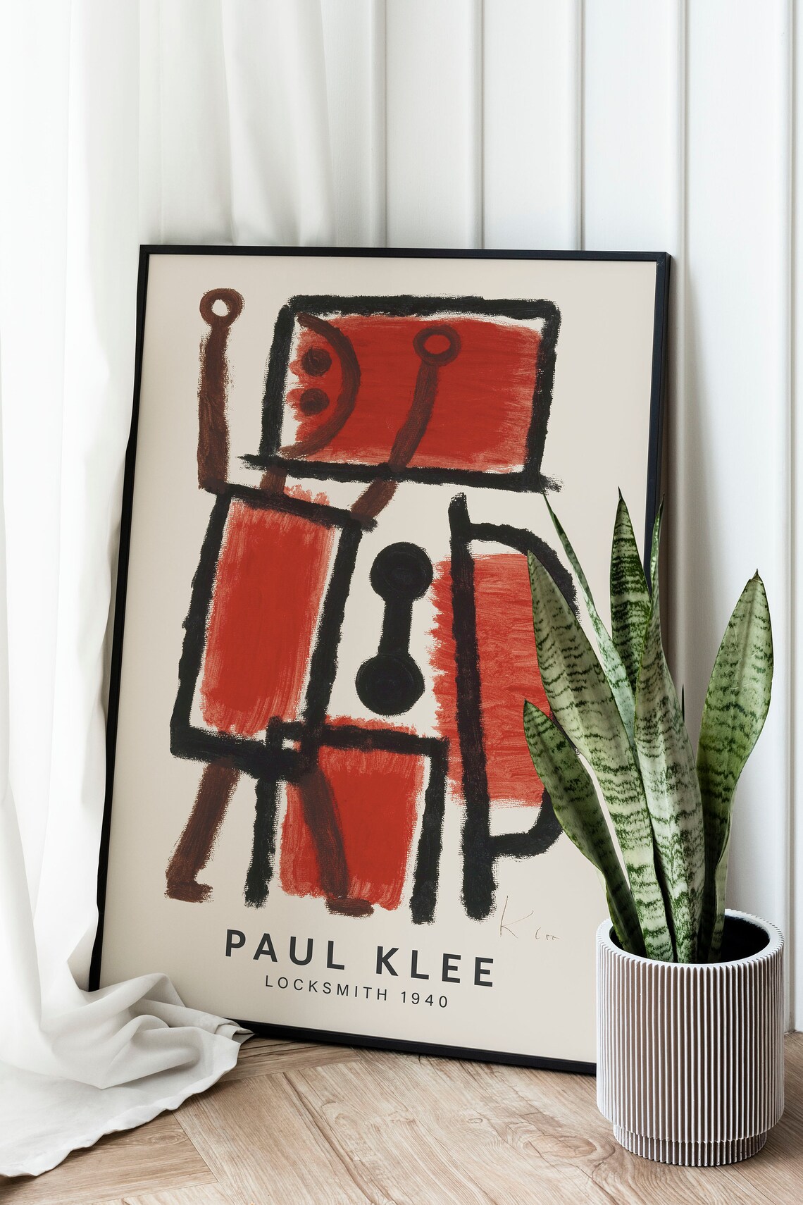 Paul Klee Locksmith 1940 Abstract Art Print - Image 2