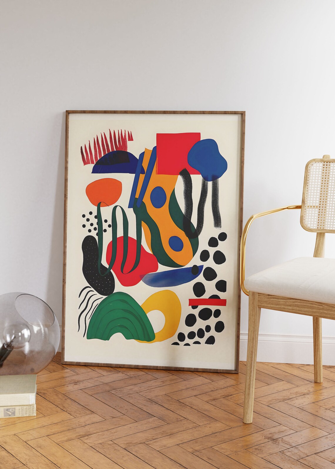 Eclectic Maximalist Contemporary Art Print - Image 3