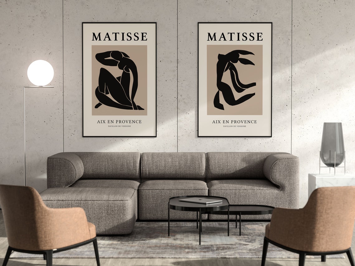 Matisse Exhibition Style Black Woman Figure Cutout Art Poster - Image 2