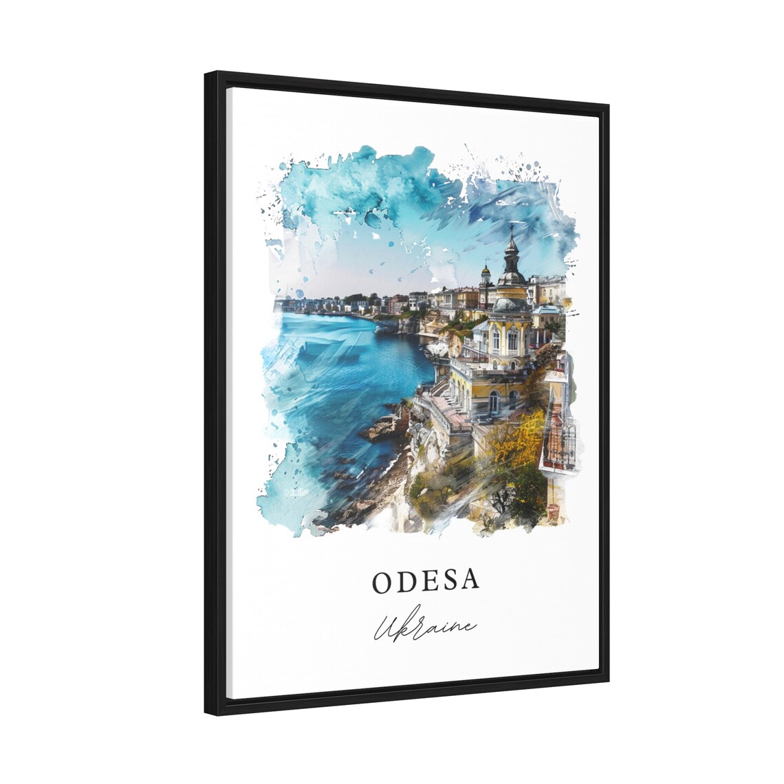 Odesa Ukraine Travel Poster, Housewarming Art Print - Image 2