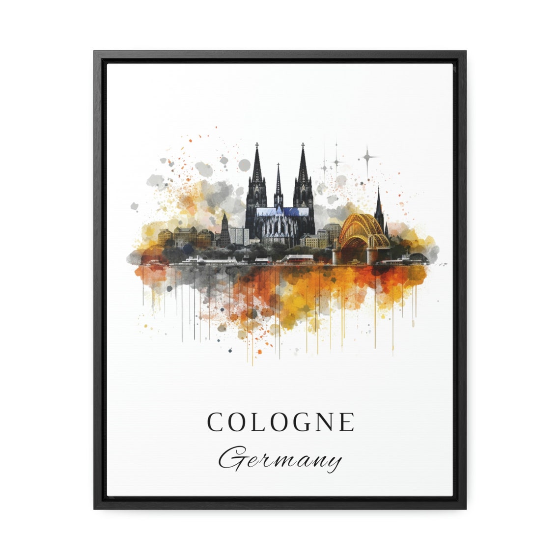 Cologne Traditional Travel Poster, Germany Art Print - Image 2