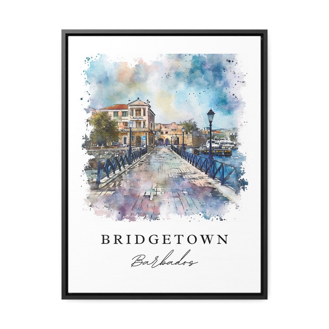 Bridgetown Barbados Caribbean Art Print - Image 2