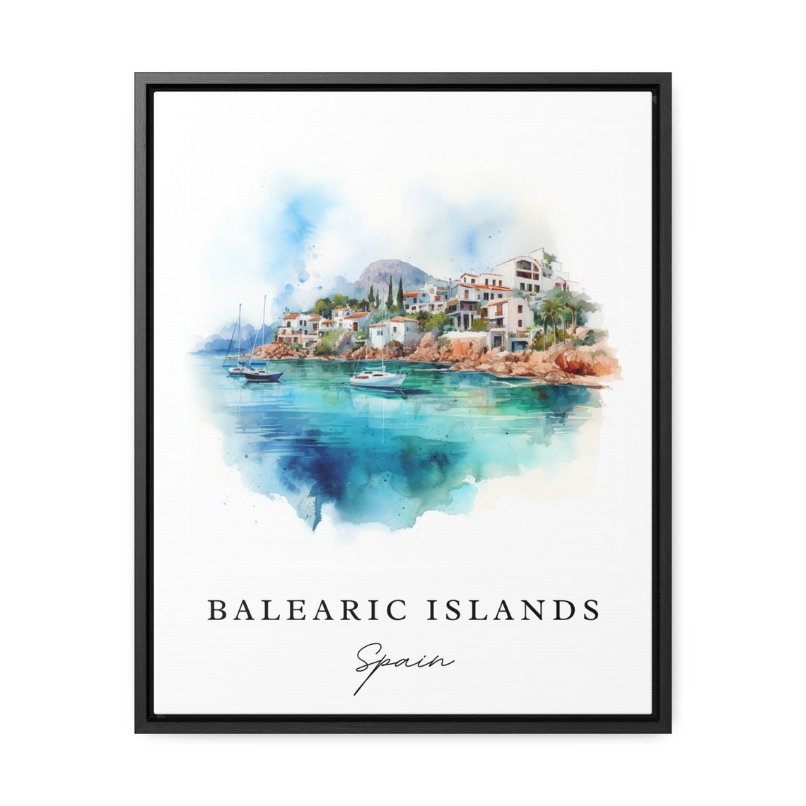 Balearic Islands Spain Mallorca Travel Poster - Image 2