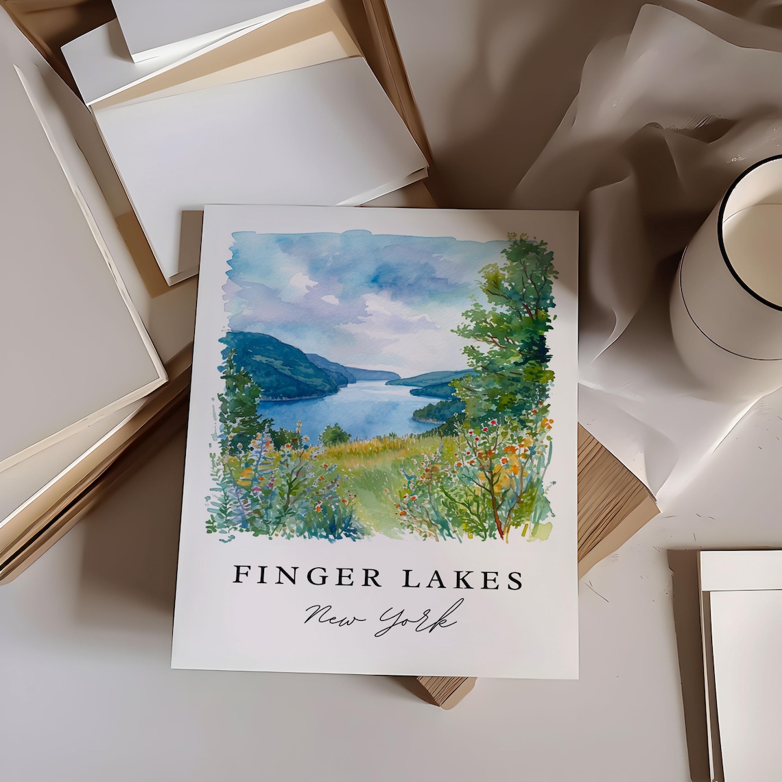 Finger Lakes NY Upstate Wall Art Print - Image 6