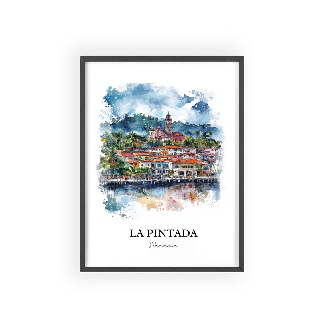 La Pintada Wall Art Panama Print Watercolor Gift Travel Poster Housewarming - Image 2