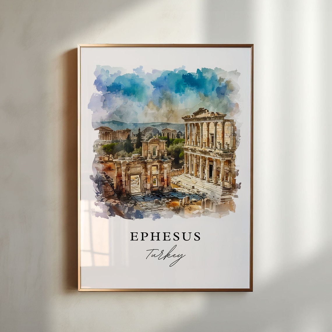 Ephesus Seluk Gift Travel Poster