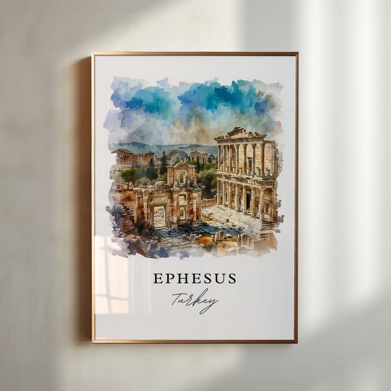 Ephesus Seluk Gift Travel Poster