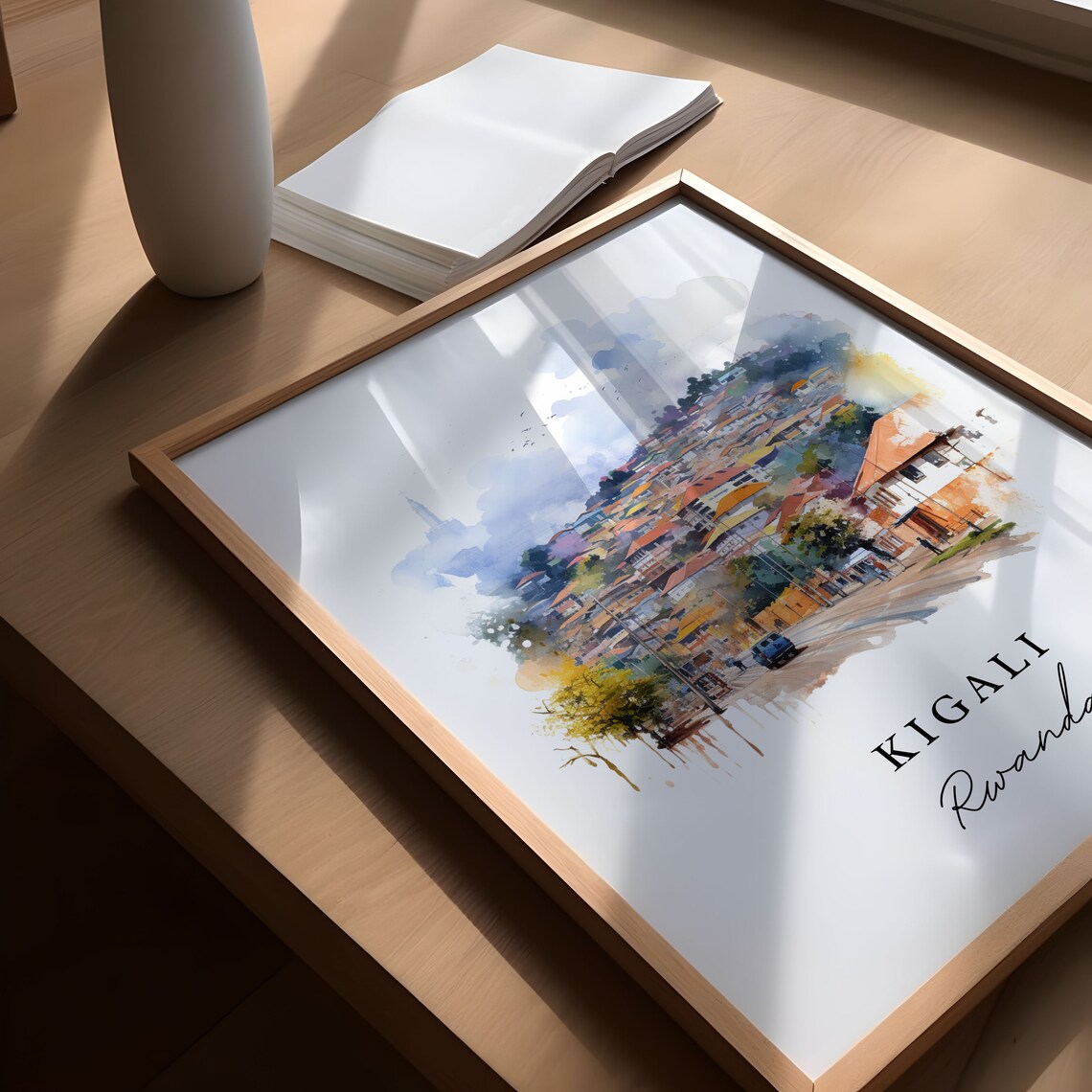 Kigali Africa Poster, Rwanda Wall Art Print - Image 5