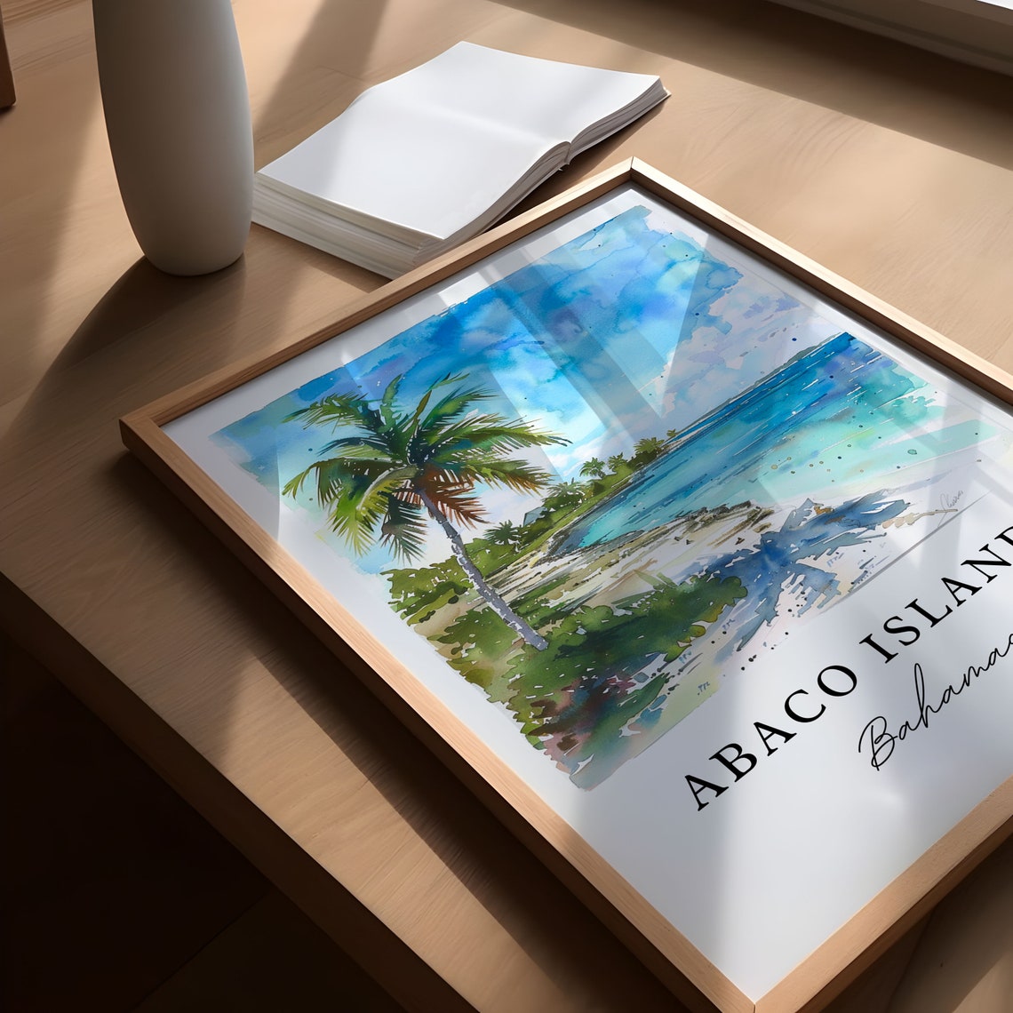 Abaco Islands Bahamas Travel Poster, Housewarming - Image 5