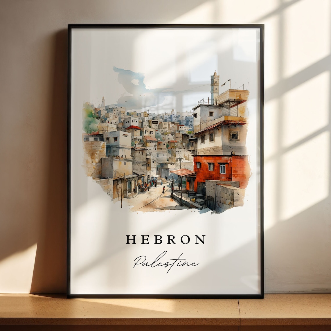 Hebron Palestine Custom Text Art Print - Image 5