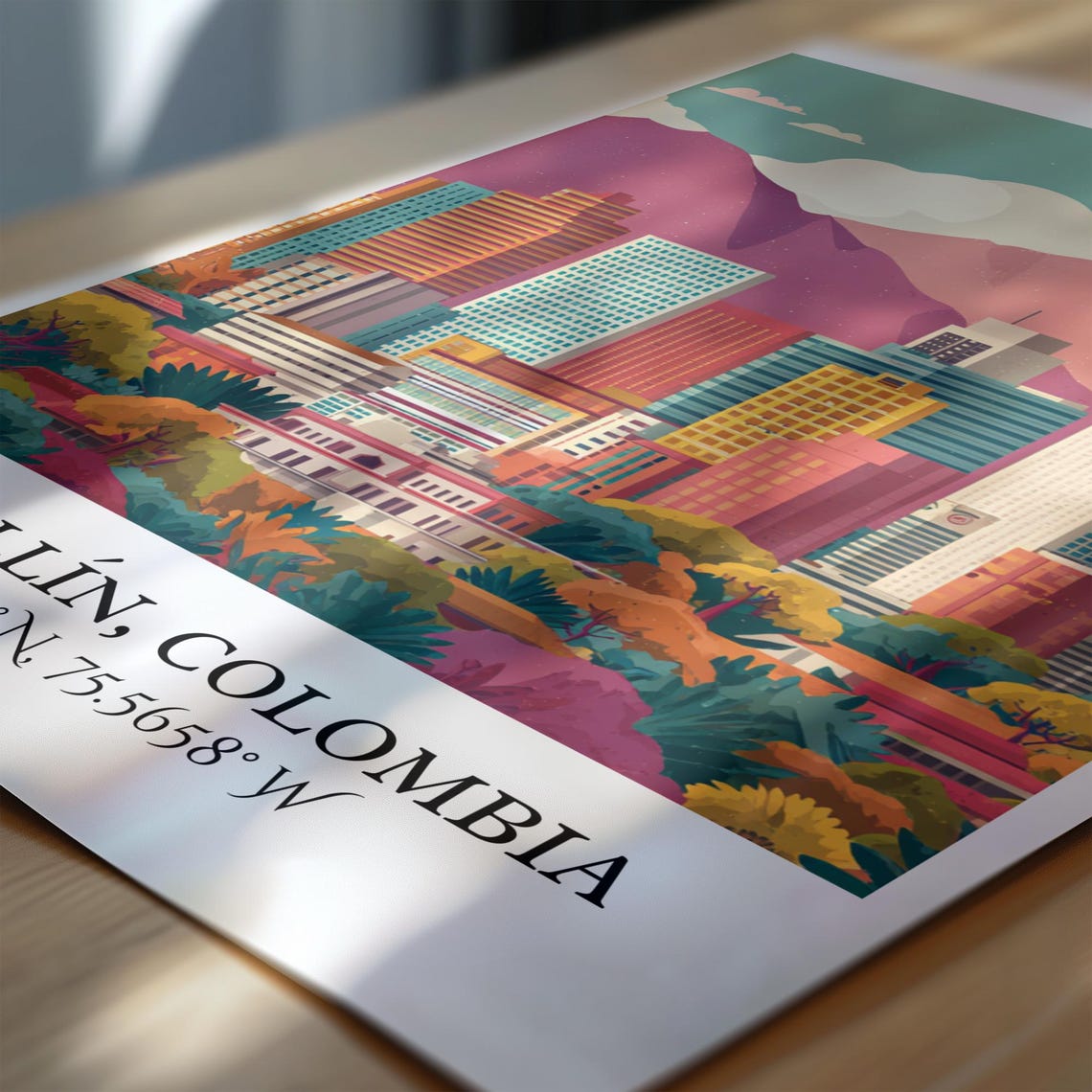 Medelln Art Retro Travel Colombia Home Decor Gift Prints Housewarming - Image 7